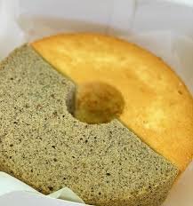 1/2 Orange Lemon Chiffon+ 1/2 Black Sesame Chiffon(call to confirm order)